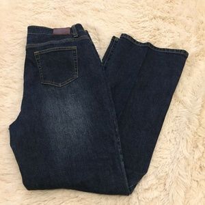 LAND'S END Original Fit Classic Waist Boot Leg